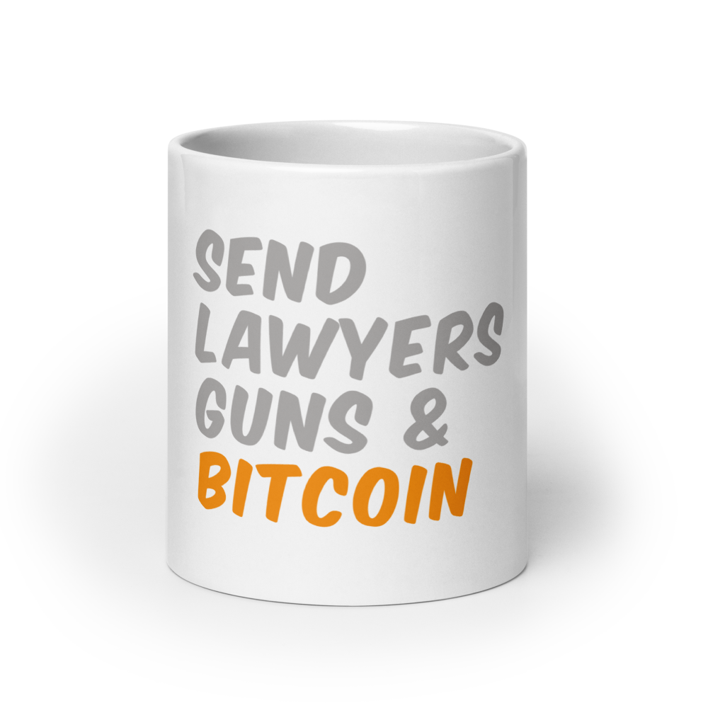 Lawyers white mug